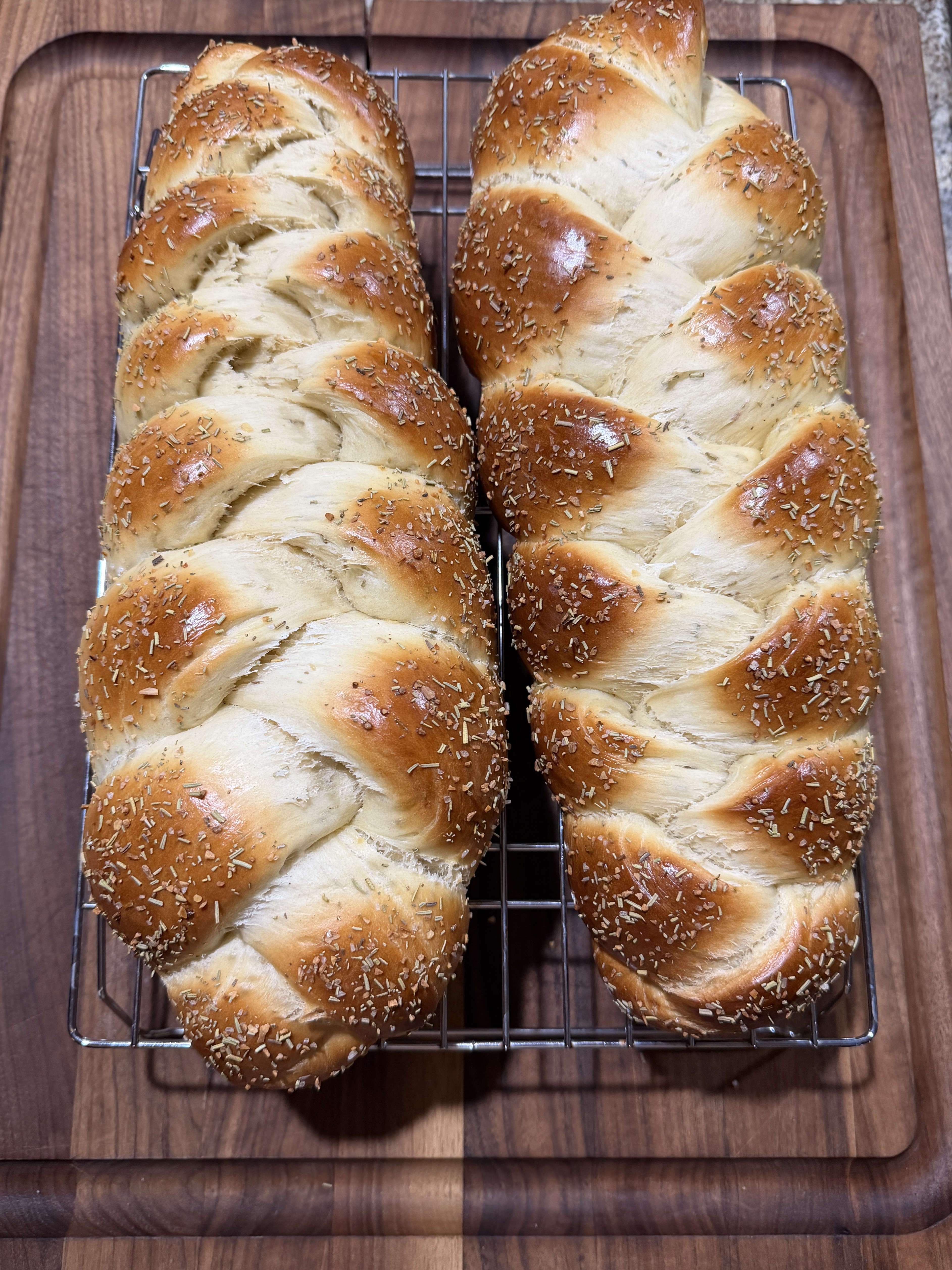 Rosemary Garlic Challah Mini