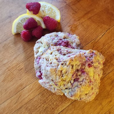 Raspberry  Sourdough Scones (2)