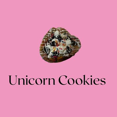 1/2 Dozen Unicorn cookies