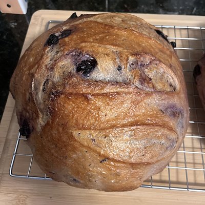 Blueberry Sourdough Bread 