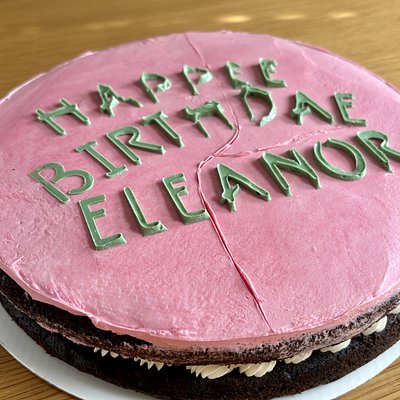 10” Round Or Heart Shaped Double Tiered Cookie Cake 