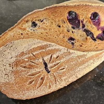 Gluten Friendly Blueberry Lemon Sourdough 