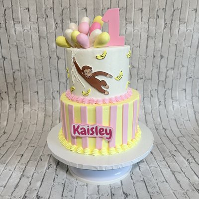 Curious George Cake
