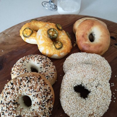 Sourdough Bagels Sesame $4.95 EACH 