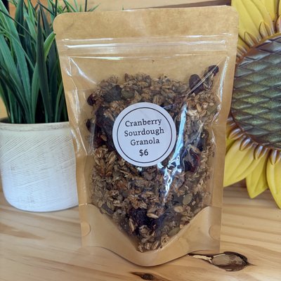 Cranberry Sourdough Granola