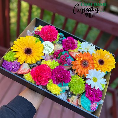 Floral Cupcake Arrangements 