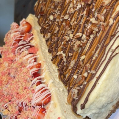 Half & Half Cheesecake