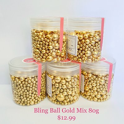 Bling Ball Gold Mix (80g.)
