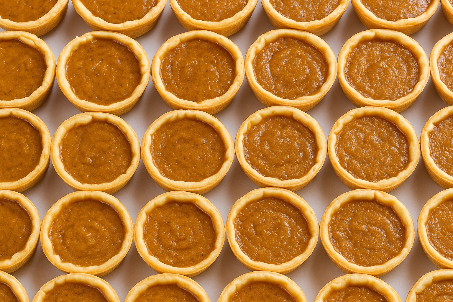 24 Bite Size Pumpkin Pies