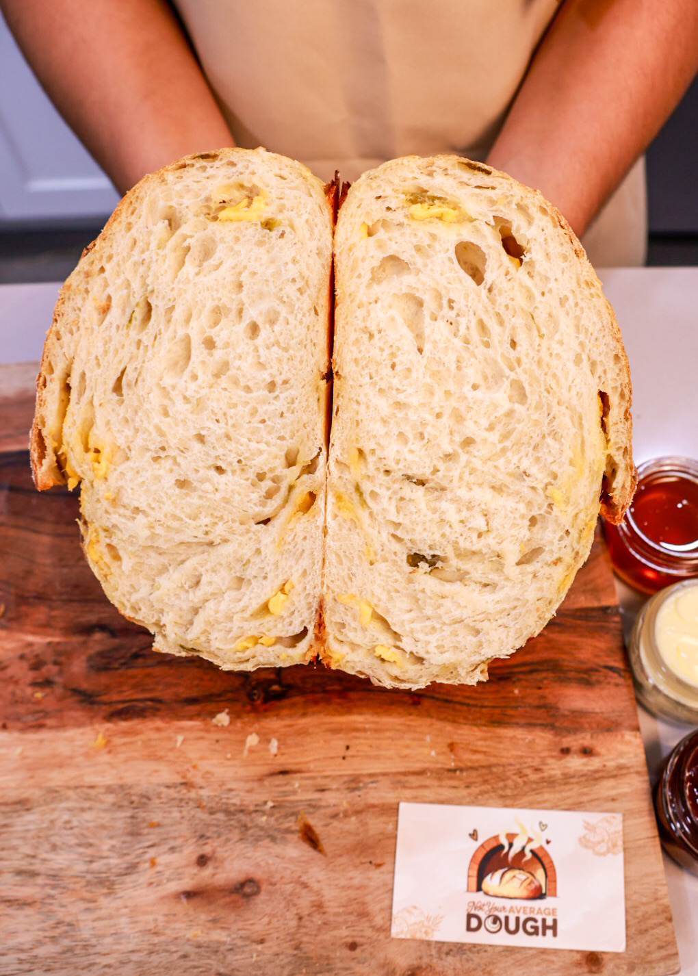 Cheddar Jalapeño Sourdough