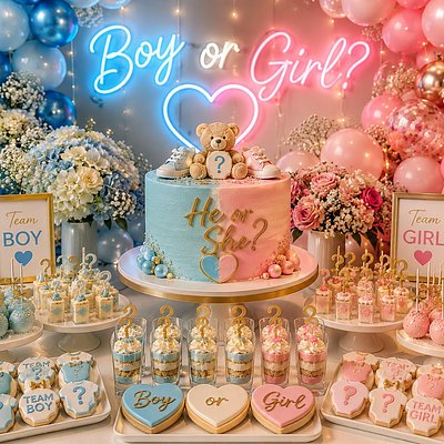 Gender Reveal Desserts