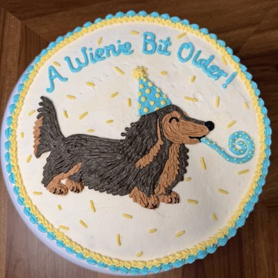 8” Buttercream Personalized Cake