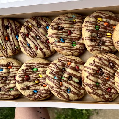 24ct Sourdough M&M Candy Cookies