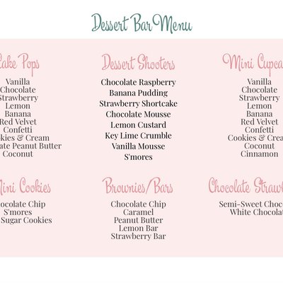 Dessert Bar