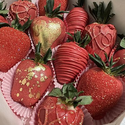 Valentine Chocolate Covered Strawberries 