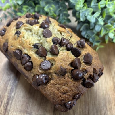 Banana Loaf With Chocolate Chips