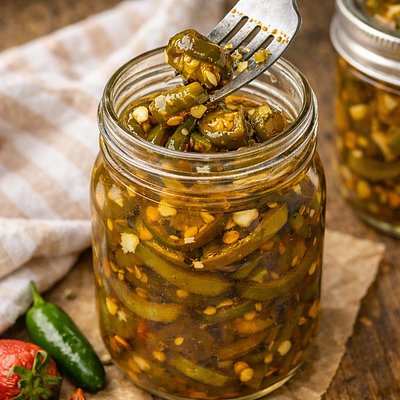 🌶️Comin’ in Hot Jallies – Pickled Spicy-Sweet Jalapeños