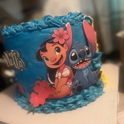 8” 1 tier cake