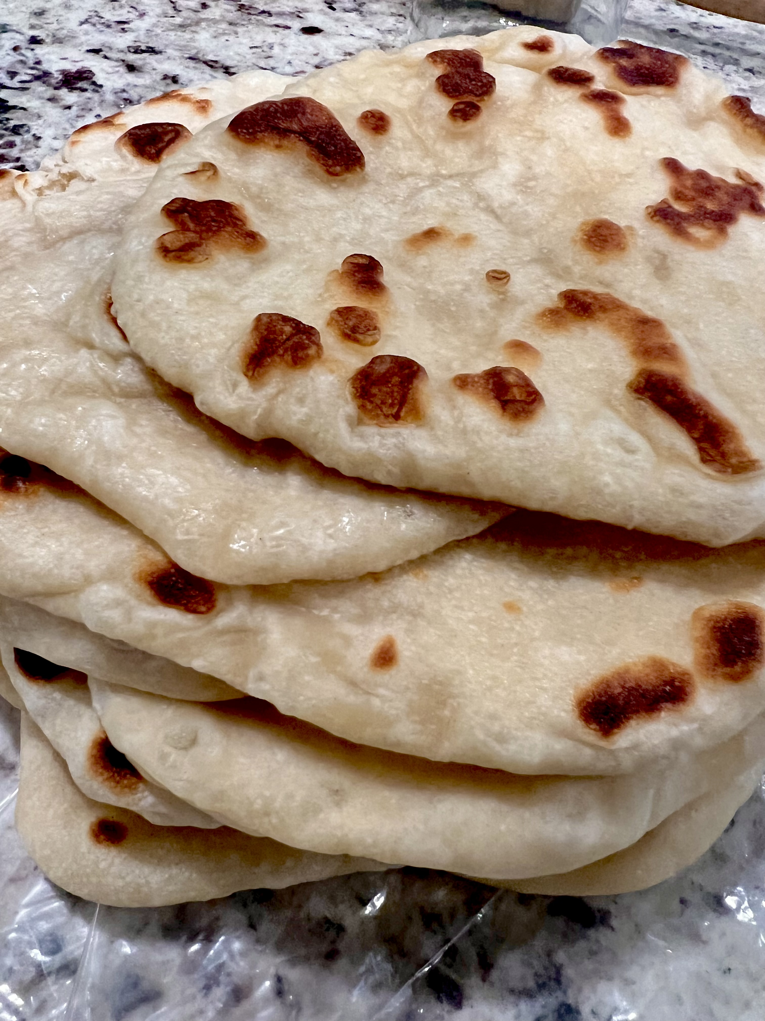 Sourdough Naan Flatbread