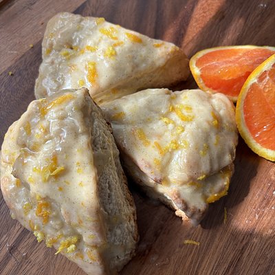 Sourdough Orange Zest Scones (4 Count)