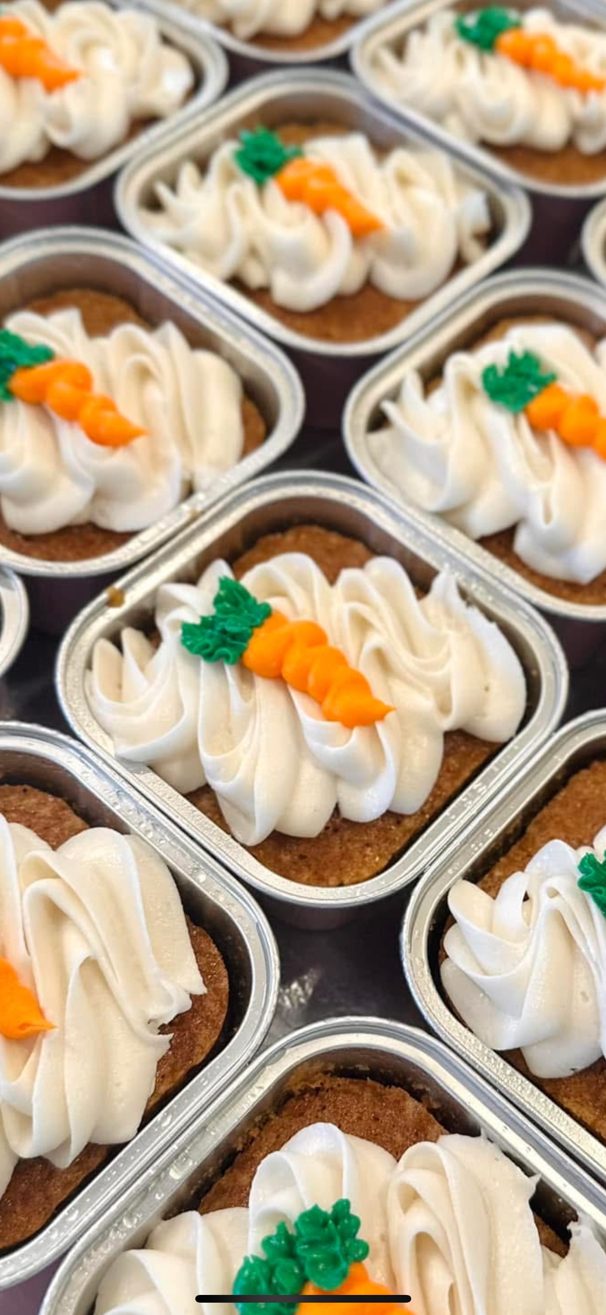 Mini Carrot Cakes Quantity Of 4