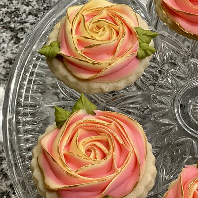 Buttercream Frosted Sugar Cookies 
