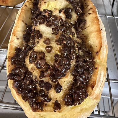 Dubai Chocolate Sourdough Loaf