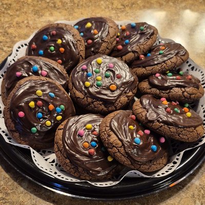 Cosmic Brownie Cookies