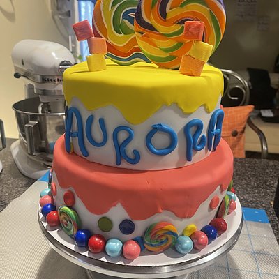 Candyland Theme Cake 