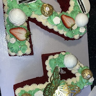 Two Digit Number Cake
