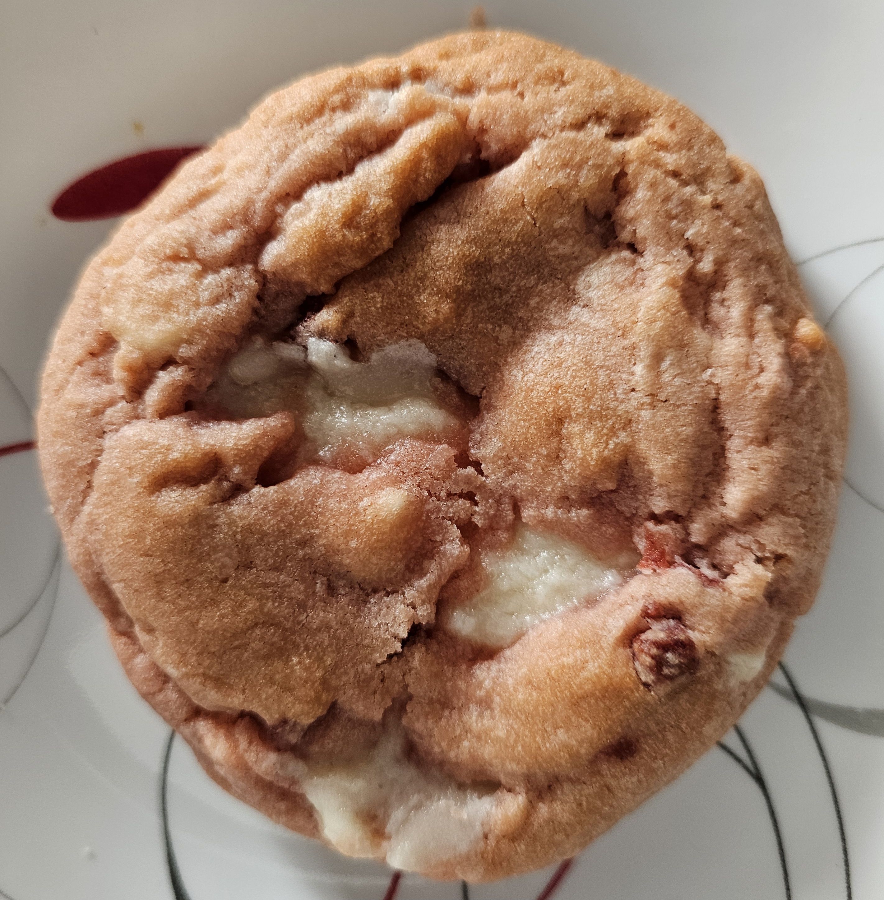 Strawberry Cheesecake Stuffed Cookie