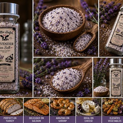Lavender Sea Salt - 4 oz