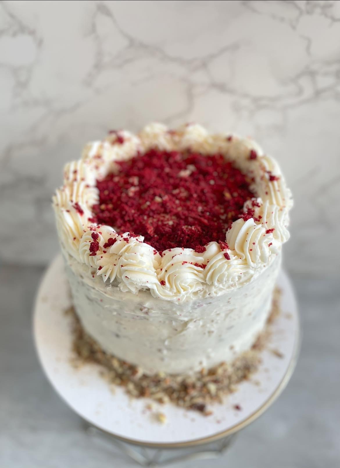 Red Velvet Butter Pecan Signature Cake 