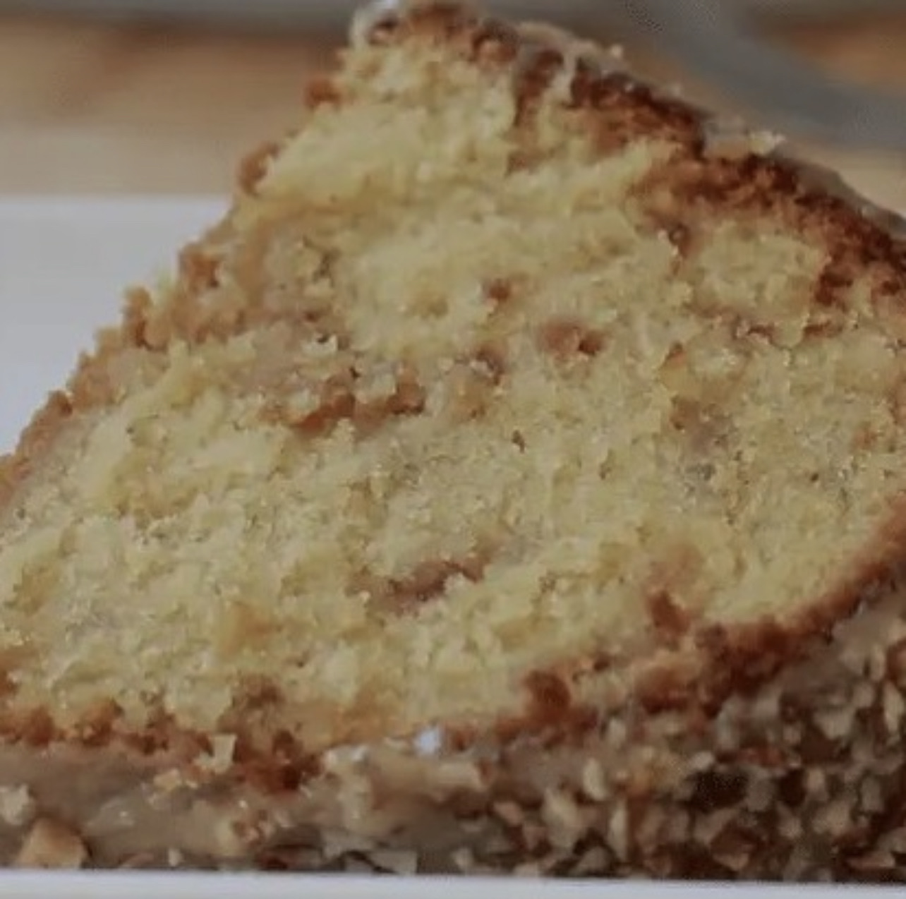 Brown Sugar Toffee Pound Cake