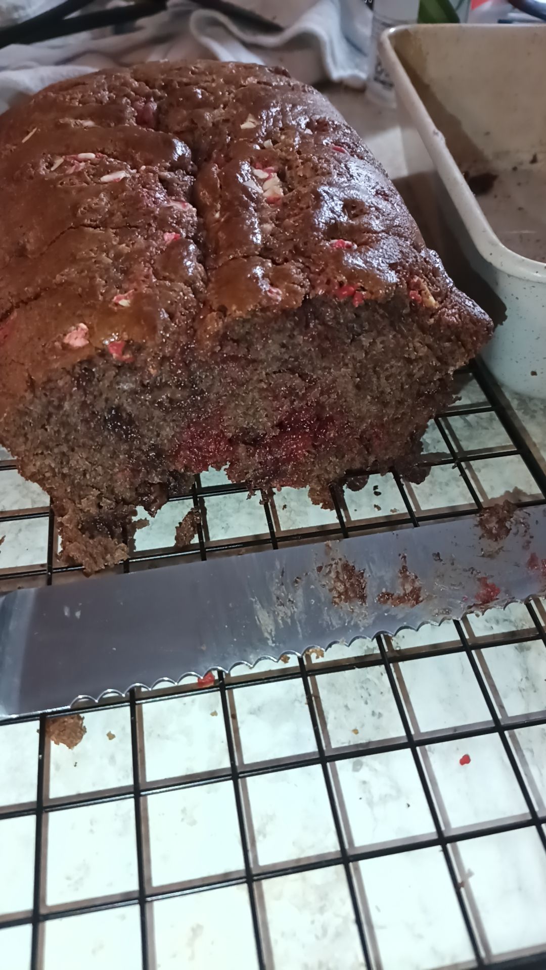 Peppermint Hot Cocoa Bread