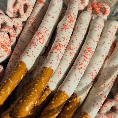 Chocolate Covered Pretzels - White