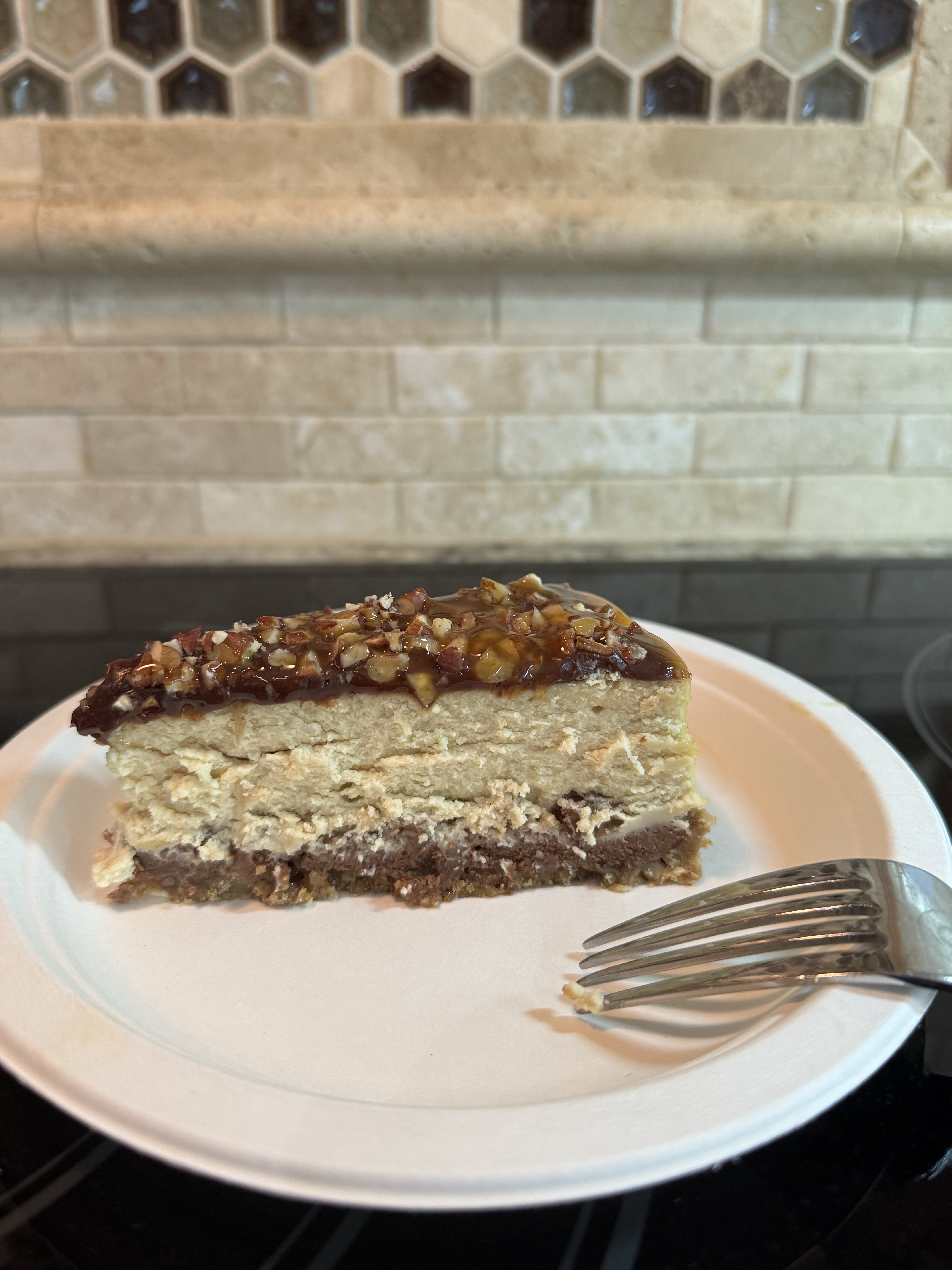 Chocolate Turtle Cheesecake