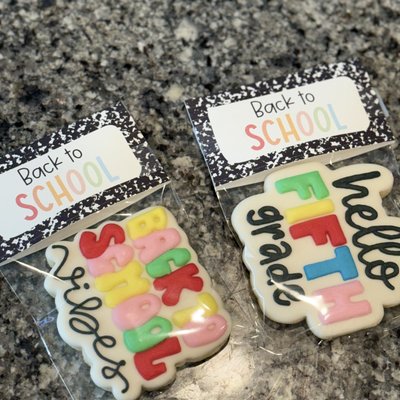 Back To School Cookie W/Tag