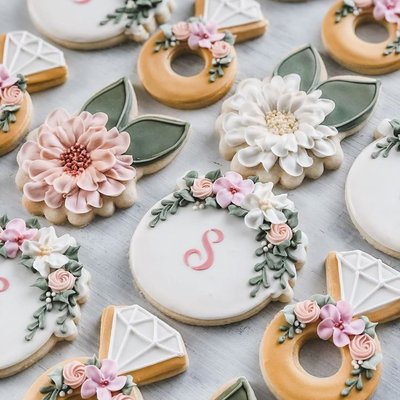 Custom Sugar Cookies Moderate Design