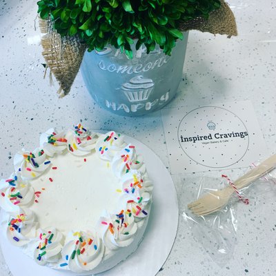Classic Vanilla Celebration Cake- Vegan 