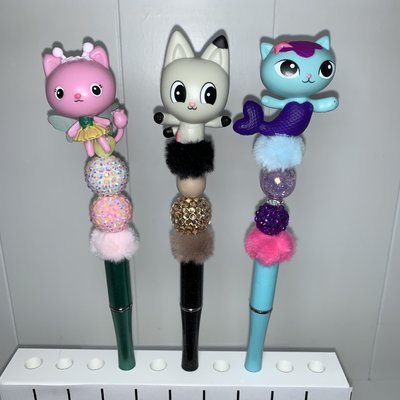Playhouse Friends Themed Beaded Pens --- To Order Please Note The Number That Corresponds To The Pen(s) You Would Like To Purchase 