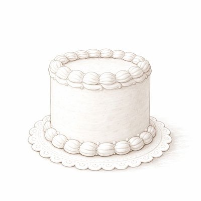 4” Smash Cake For Baby (2-layers)