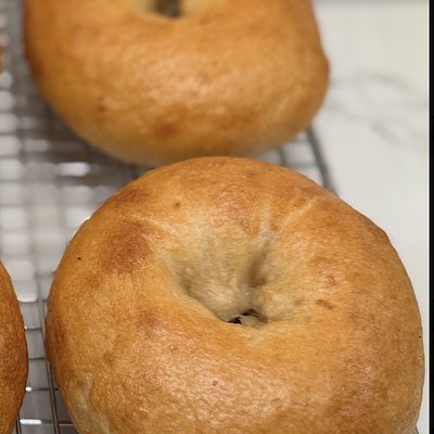 Plain Bagels 6pc