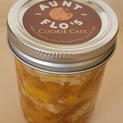 Peach Cobbler Jar