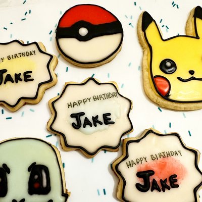Sugar Decorated Theme Cookies