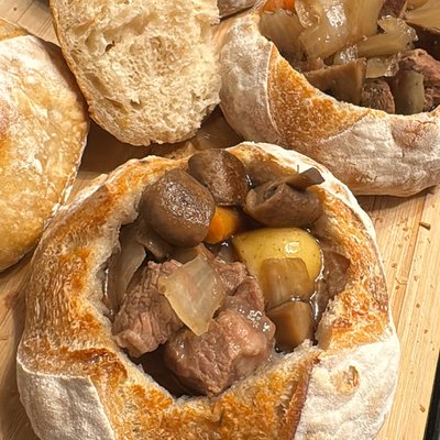 Classic Sourdough Bread Bowls