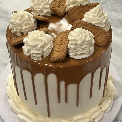 Biscoff Cookie Butter Cake - 8”