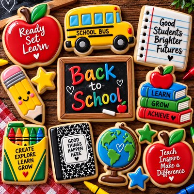 Back To School Cookies