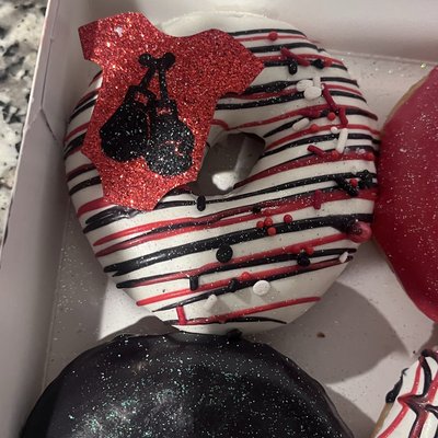 Decorated Dipped Doughnuts 