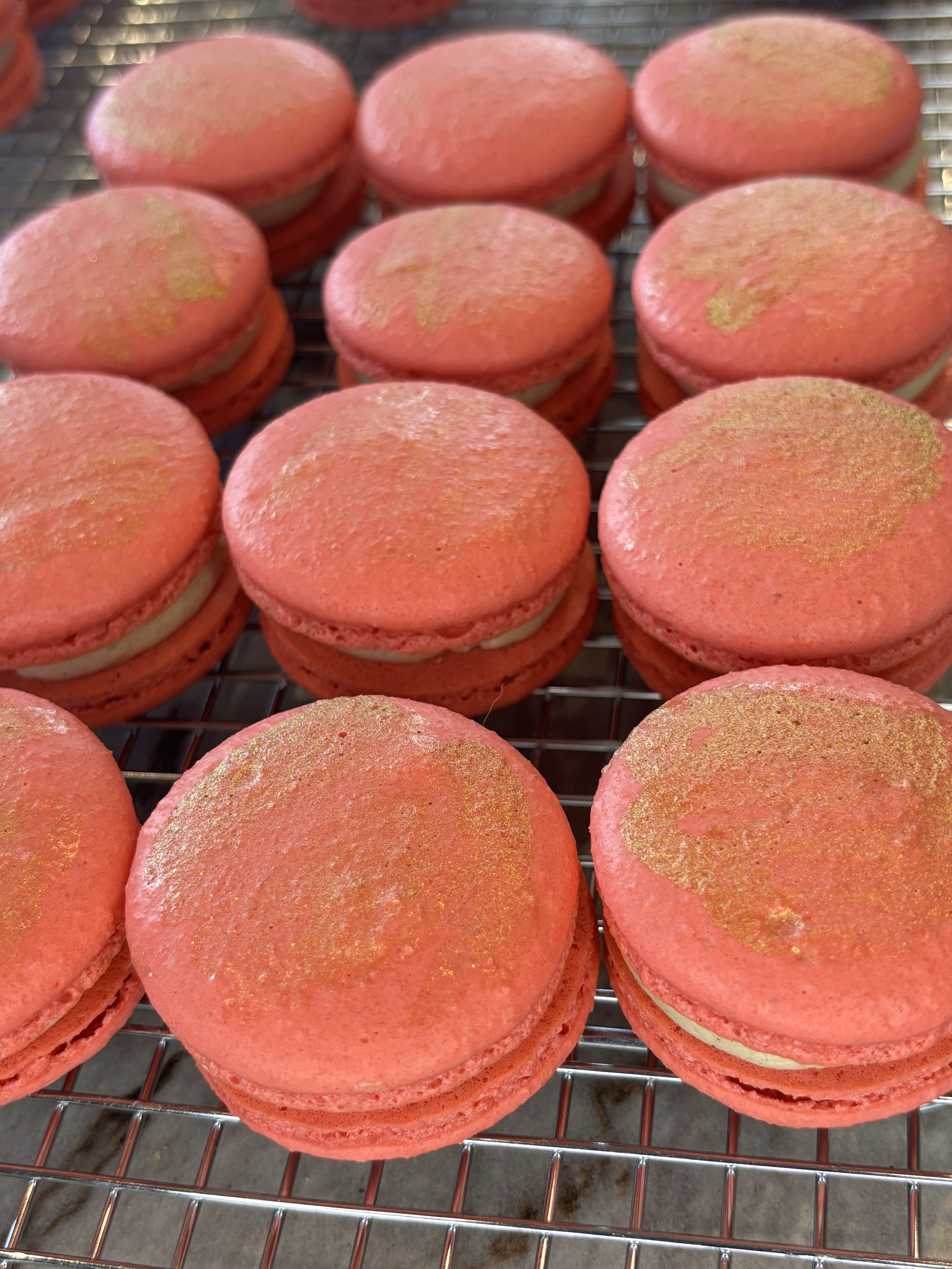 Cherry Pie Macarons
